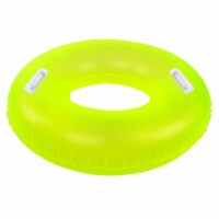 Northlight 34808639 42 in. Yellow Sparkle Inflatable Swimming Pool Tube Ring Float