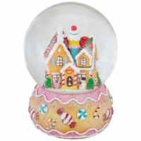 Northlight 6.5 Gingerbread House Musical Christmas Snow Globe