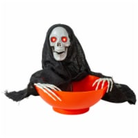 Northlight 10.5  Animated Grim Reaper Halloween Candy Bowl