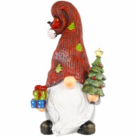 Northlight 9 Gnome with Cardinal Holding Christmas Tree Decoration
