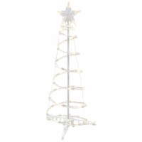 Northlight 3ft LED Lighted Spiral Cone Tree Outdoor Christmas Decoration, Warm White Lights