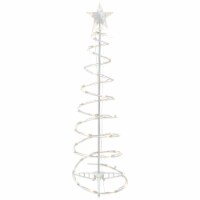 Northlight 4ft LED Lighted Spiral Cone Tree Outdoor Christmas Decoration, Warm White Lights
