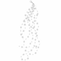 Northlight 4' White Plush Snowball Christmas Garland