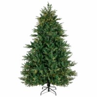 Northlight Real Touch™️ Pre-Lit Full Juniper Pine Artificial Christmas Tree - 7.5' - Warm