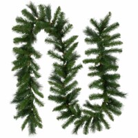 Northlight 9' x 12 Mixed Green Beaver Pine Artificial Christmas Garland, Unlit