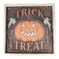 Northlight 18.75  Trick or Treat Jack O Lantern Halloween Wall Sign