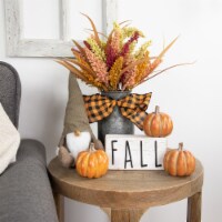 Northlight 6 White Washed Wood Autumn Harvest Fall Sign