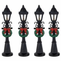 Northlight Set of 4 Lighted Street Lamps Christmas Village Display Pieces - 4.75