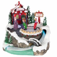 Northlight 7.75  LED Lighted and Animated Christmas Scene Village Display Piece