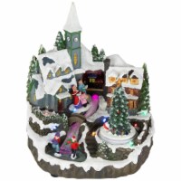 Northlight 9.25  LED Lighted Animated and Musical Christmas Village Display Piece