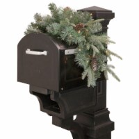 Northlight 36  Pre-lit Pine Cone and Artificial Mixed Pine Christmas Mailbox Swag