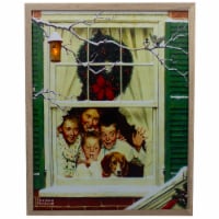 Northlight 19 Lighted Norman Rockwell 'Oh Boy! It's Pop with a New Plymouth' Christmas Wall