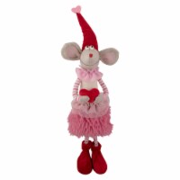 Northlight 20  Standing Plush Girl Mouse Valentine's Day Figure