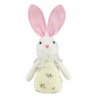 Northlight 11 Yellow Spring Floral Easter Bunny Figure