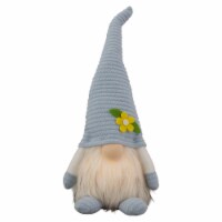 Northlight 12.25 Lighted Blue Spring Gnome with Flower Hat