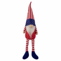 Northlight 17.75  Sitting Patriotic Boy 4th of July Gnome