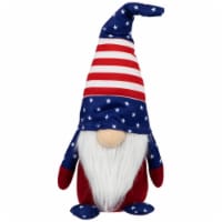 Northlight 9.5 Stars and Stripes Patriotic USA Gnome Figurine