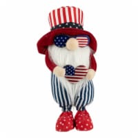 Northlight 12.25 Patriotic Heart 4th of July Americana Gnome