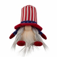 Northlight 6.75  Lighted Americana Girl 4th of July Patriotic Gnome