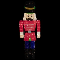 Northlight 72 Lighted Red and Green Toy Soldier Outdoor Christmas Decoration