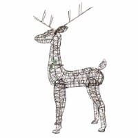 Northlight 45.5 LED Lighted Rattan Deer Outdoor Christmas Decoration