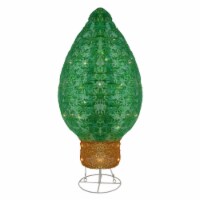 Northlight 30 Green LED Lighted Retro Light Bulb Outdoor Christmas Decoration