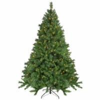 Northlight 7.5' Pre-Lit Chatham Pine Artificial Christmas Tree, Clear Lights