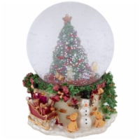 Northlight 6.5  Christmas Tree Musical Snow Globe