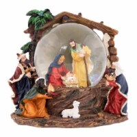 Northlight 6.75  Holy Family Christmas Nativity Musical Water Globe