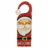 Northlight 14 Santa Claus Welcome Christmas Door Knob Hanger