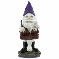 Northlight 11.75 Gnome Skeleton Keep Out Halloween Decoration