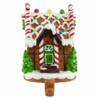 Northlight 5.75 Gingerbread House Christmas Stockin Holder