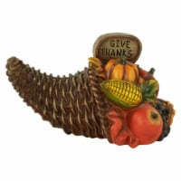 Northlight 8.5 Fall Harvest Give Thanks Cornucopia Decoration