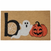 Northlight Natural Coir Boo Halloween Doormat 18 x 30