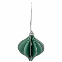 Northlight 4.25 Glittered Green Onion Christmas Ornament