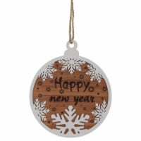 Northlight 11.75 White Wood Snowflake Christmas Ornament and Wall Decor, 1  - Pay Less Super Markets