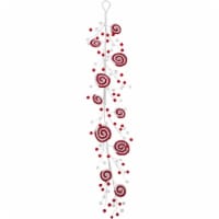 Northlight 4' Red and White Peppermint Candy Christmas Garland, 1 - Fry's  Food Stores