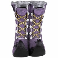 Northlight 15 Purple Witch's Boots Ceramic Halloween Decoration