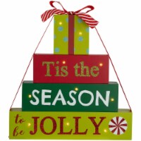 Northlight Lighted Tis The Season To Be Jolly Christmas Decoration - 11.75