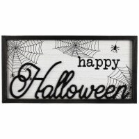 Northlight 23.5 Happy Halloween Spider Web Wall Sign