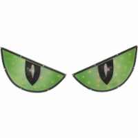 Northlight 42 Lighted Green and Black Eyes Halloween Window Silhouette Decoration