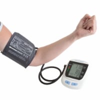 Digital Arm Blood Pressure Monitor Pulse with Cuff Battery Operated with Memory