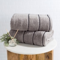 Luxurious Huge 34 x 68 In Cotton Towel Set- 2 Piece Bath Sheet Set Made From 100% Plush