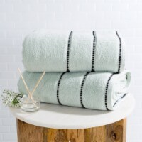 Luxurious Huge 34 x 68 In Cotton Towel Set- 2 Piece Bath Sheet Set Made From 100% Plush