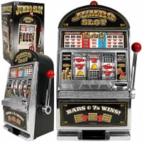 Trademark Poker Jumbo Slot Machine Bank Replica With Casino