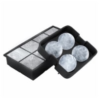 Chef Buddy Black Ice Cube Tray - Pack of 2