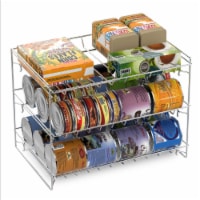 3 Tier Can Dispenser - Stackable Can Organizer Rack for Kitchen Pantry, Countertop, and