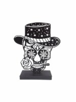 Dar Kei International Co Ltd. Day of the Dead Skull with Hat Perspective: Main