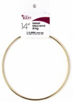 Metal Macrame Ring 14 -Gold