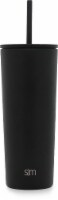 Simple Modern Classic Tumbler + Straw - Black Perspective: Main